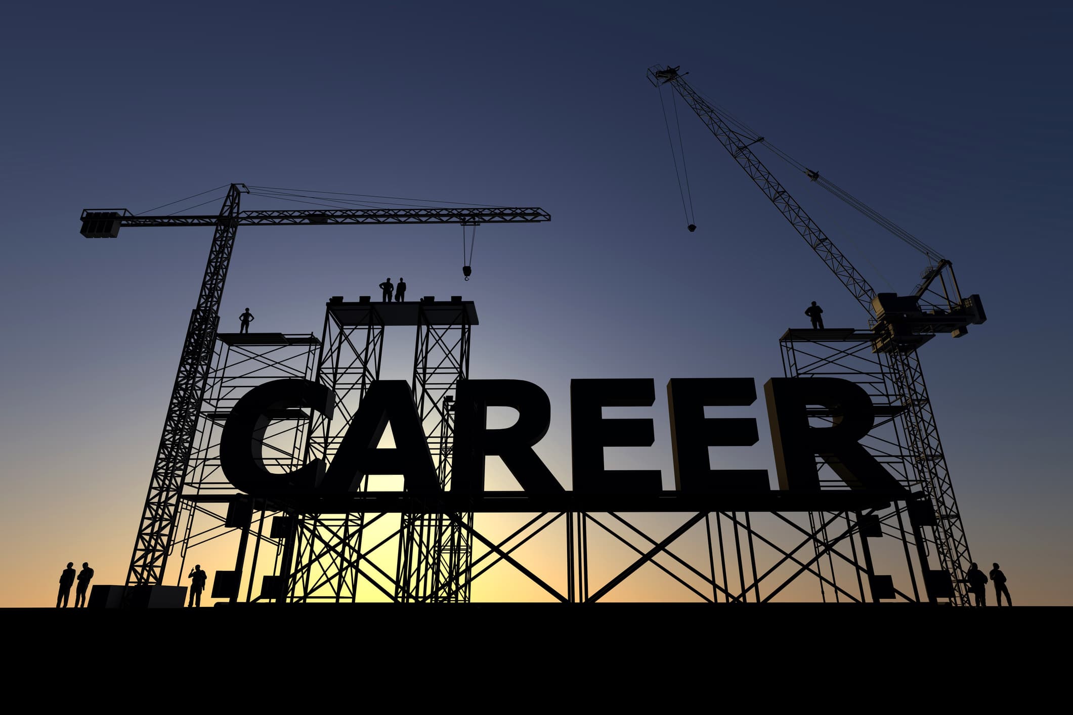 Construction professional on jobsite